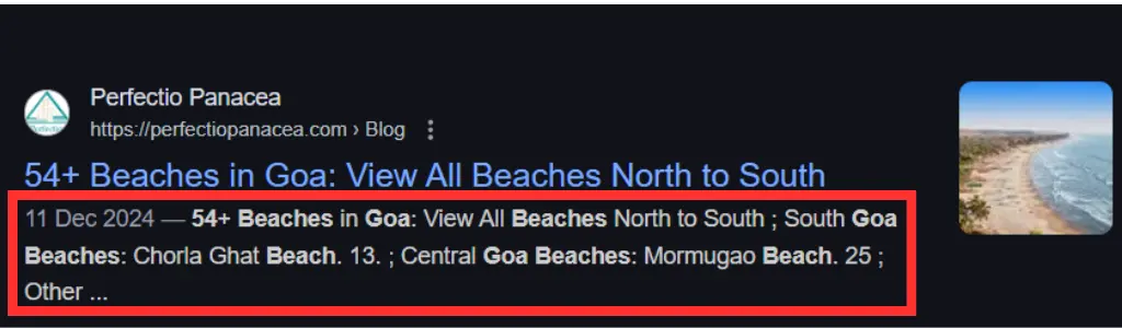 Optimize the Meta Description